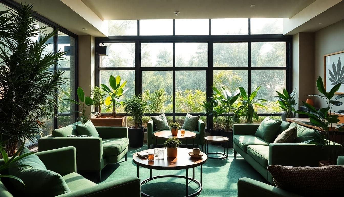 Cannabis Club Lloret De Mar offering a vibrant and inviting atmosphere for relaxation.
