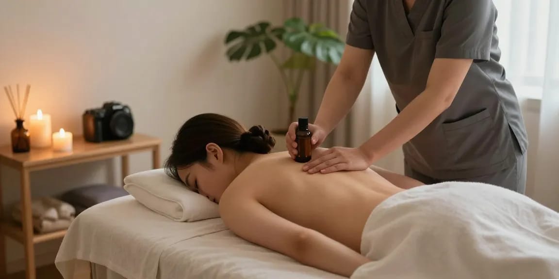 Experience personalized 오산출장마사지 in a tranquil setting with calming aromas and soft lighting.