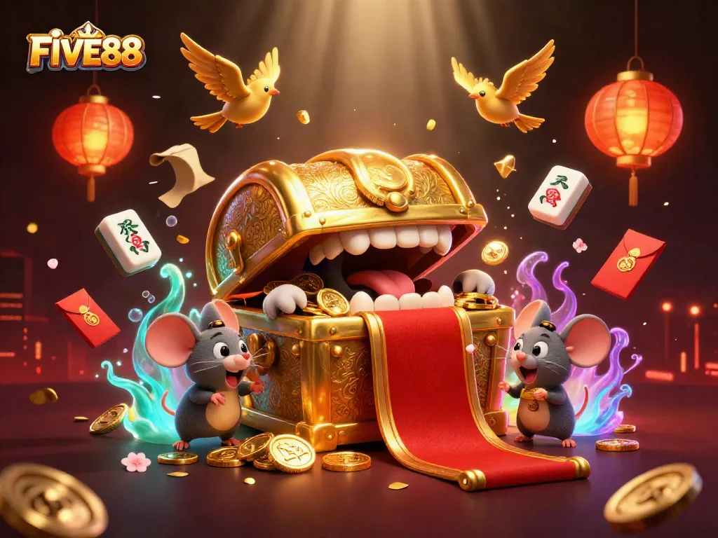 Engage with FIVE88's thrilling gaming experience filled with rich colors and fun elements.