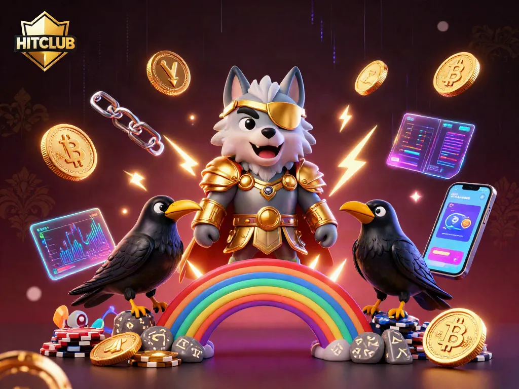 Join the excitement at HITCLUB with this captivating 3D scene of Norse mythology-inspired characters in a vibrant casino.