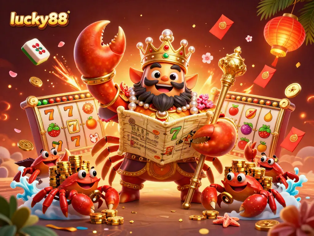 Play lucky88 with vibrant 3D characters and decorative casino elements for a thrilling experience.