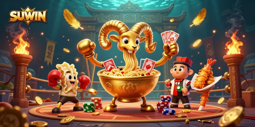 Suwin showcases thrilling gameplay with vibrant animated casino elements and engaging characters.