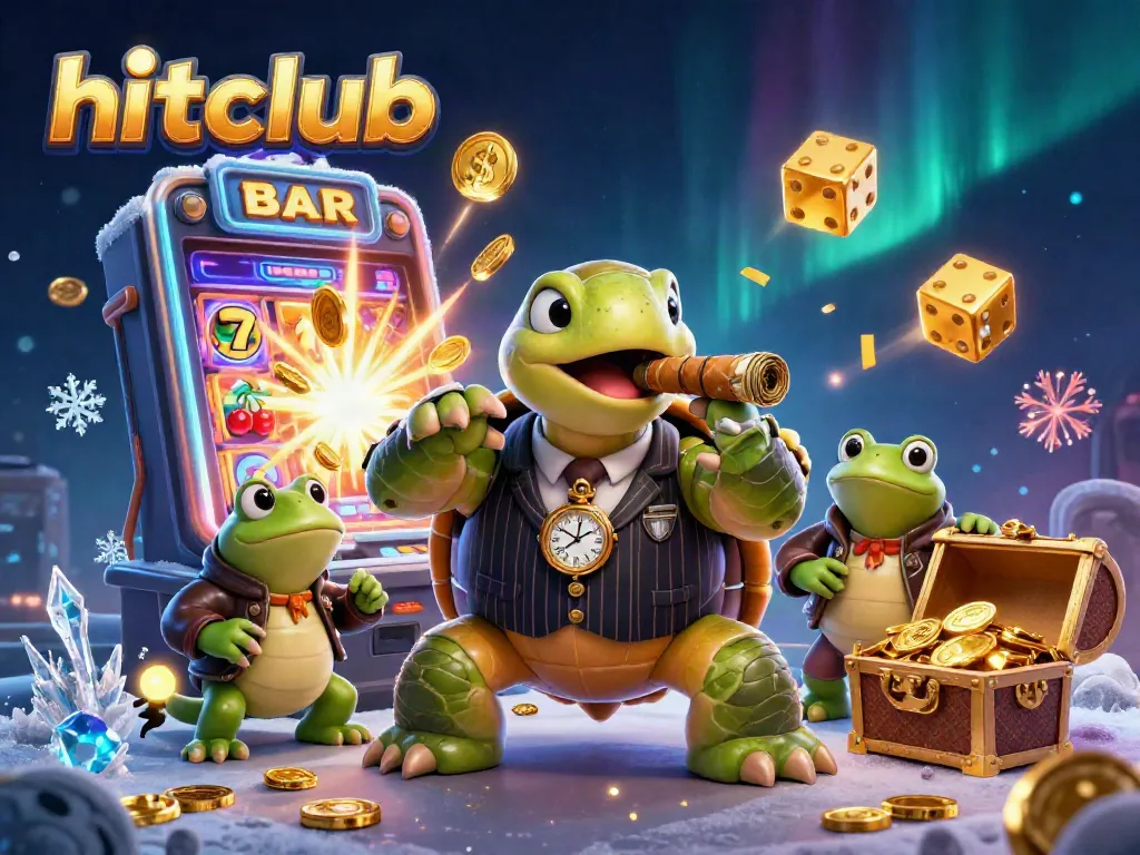 Experience the thrill of hitclub with vibrant animated casino characters and jackpot excitement.