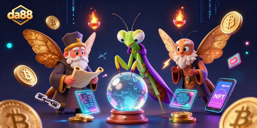 Play and win at da88 with enchanting 3D casino elements and mystical characters.