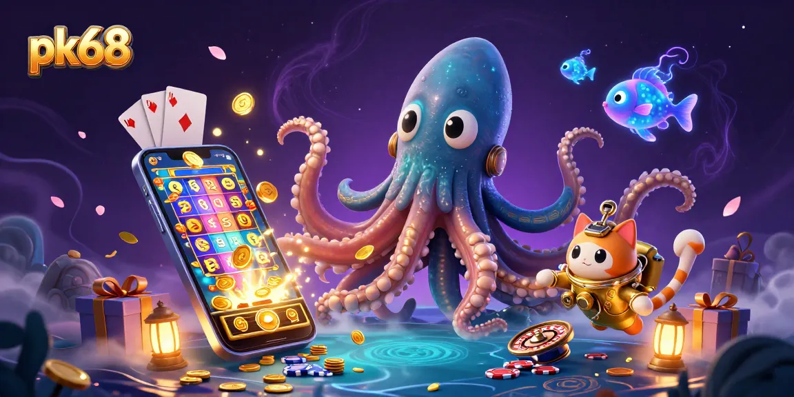 Engage in exciting gaming adventures with pk68, featuring vibrant slot games and interactive elements.