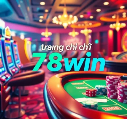 Experience the excitement of trang chủ 78win with vibrant casino action featuring poker tables and slot machines.