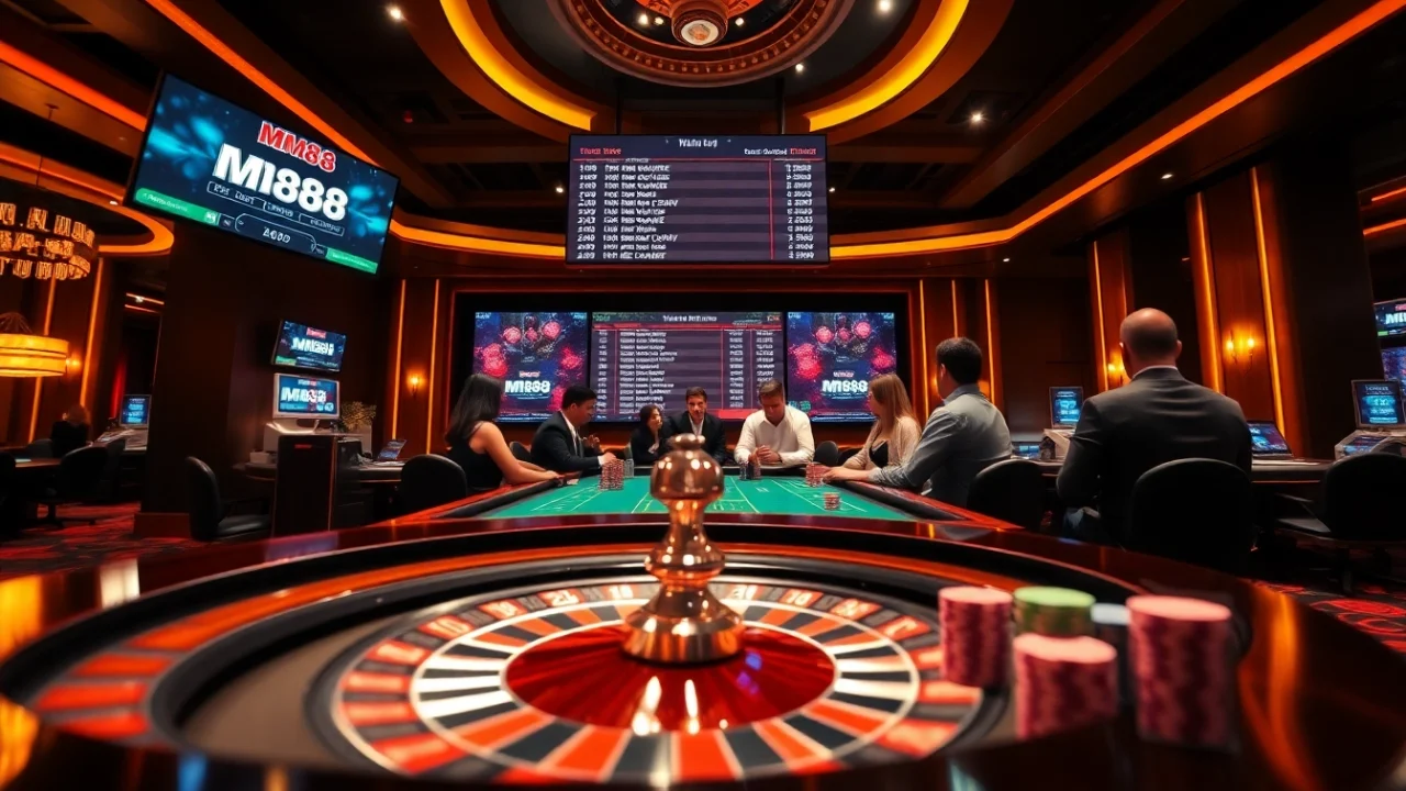 Experience the thrill of gambling at MM88's vibrant casino with thrilling gaming action.