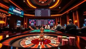 Experience the thrill of gambling at MM88's vibrant casino with thrilling gaming action.