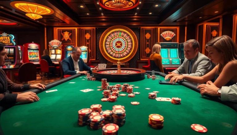 Experience the thrill of gambling at OK365 link with vibrant casino chips and engaging gameplay.