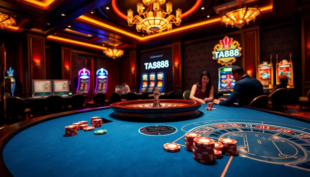 Experience high-stakes excitement at ta88 with vibrant games and luxurious settings.