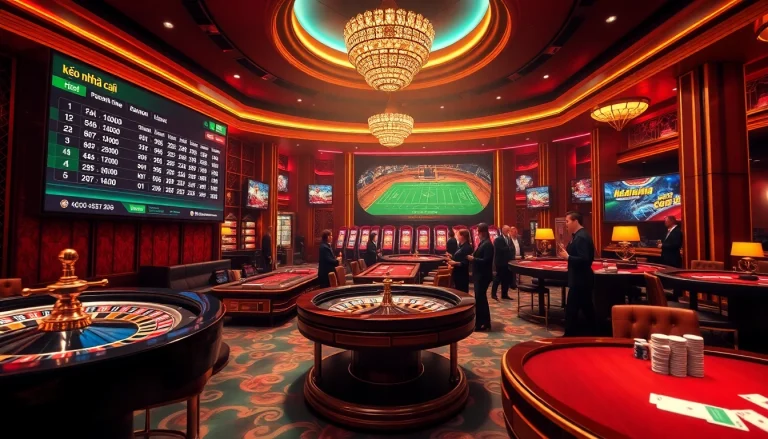 Gambling action featuring kèo nhà cái odds displayed on a modern sports betting interface.