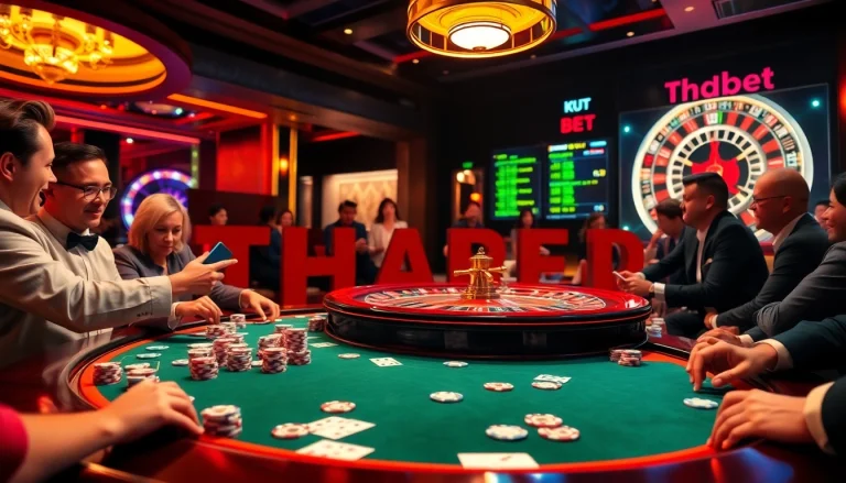 Experience the excitement of poker at THABET with vibrant tables and thrilling gameplay.