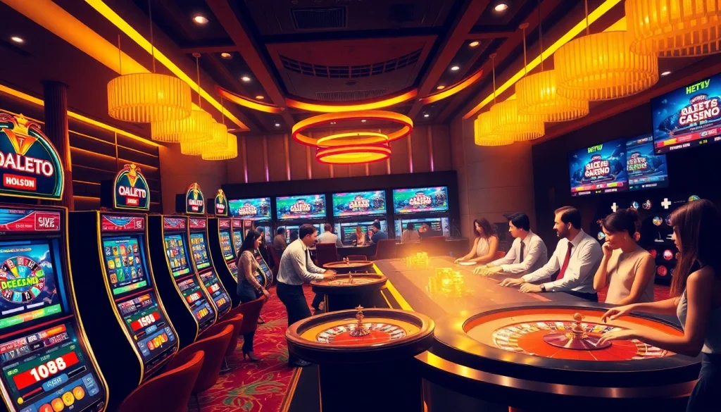 Experience the thrill of gaming at https://da88.co.im/ with lively players and vibrant casino elements.