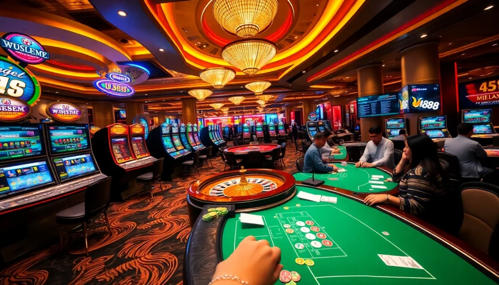 Join the thrilling action at U888 with vibrant casino games, roulette, and engaging players.