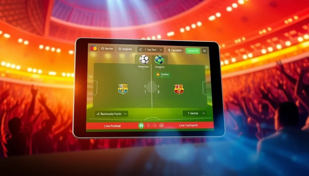 A dynamic sports streaming interface on joemadfan.com showcasing live football matches and statistics.