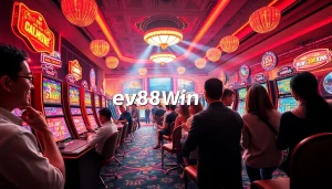 Experience the vibrant online gaming world at ev88win.live with dynamic casino scenes and engaging players.