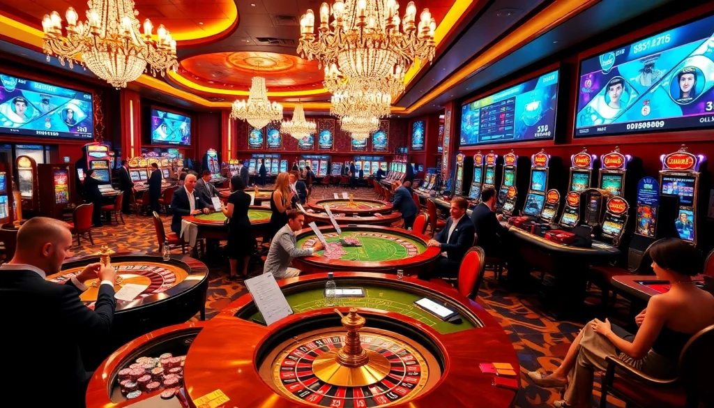 Engaged players enjoying casino games at https://gg88.tech/, showcasing excitement in high-stakes poker.