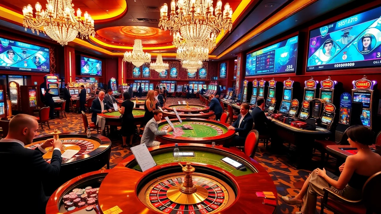 Engaged players enjoying casino games at https://gg88.tech/, showcasing excitement in high-stakes poker.