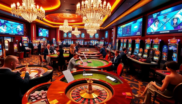 Engaged players enjoying casino games at https://gg88.tech/, showcasing excitement in high-stakes poker.