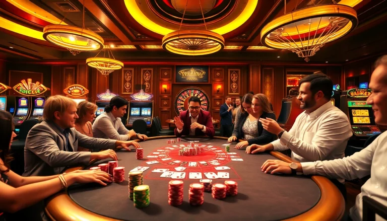 Exciting gameplay at 79king casino 79king with vibrant poker chips and roulette wheel.