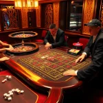 Tài Xỉu MD5 gaming table scene showcasing players engaging in thrilling bets.