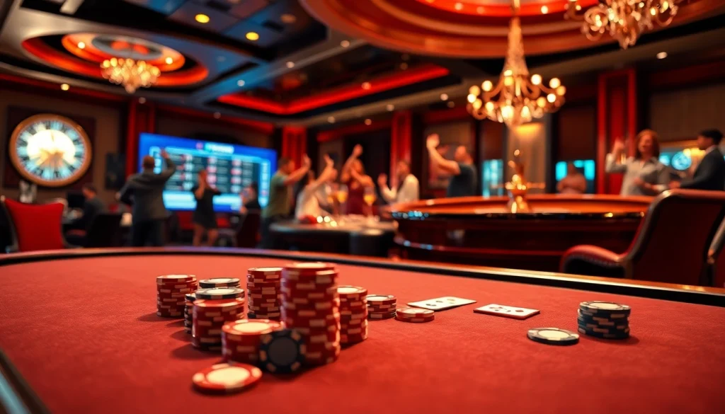 Experience the thrill of betting at a luxurious casino table representing https://s8limited.com/.
