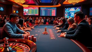 Engage with the thrilling kèo nhà cái 5 betting experience at an upscale casino table.