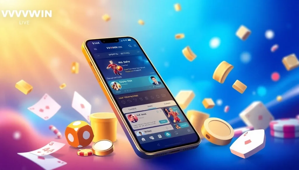 Discover the exciting world of online betting at vvvwin88.live with a stunning app interface.