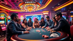 Experience the excitement of online gambling on trang chu 98win with vibrant casino visuals.