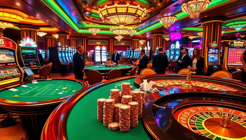 The casino experience featuring exciting gaming tables and vibrant slot machines at https://x88.tours/ enticing players to enjoy their luck.