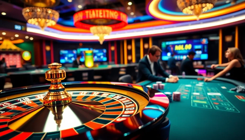 Experience the excitement at w88 trang chủ nhà cái with vibrant casino tables and thrilling gameplay.
