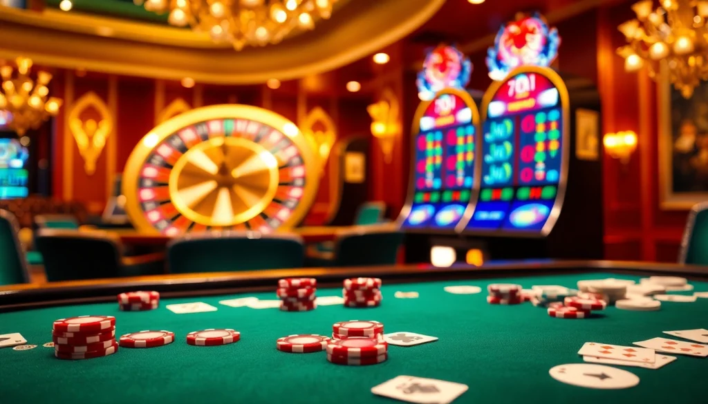 Experience the thrill of gaming at 888new with vibrant casino visuals and engaging gambling elements.