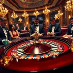 Gambling enthusiasts experience the thrill of the game at a luxurious roulette table inspired by 777VIP.
