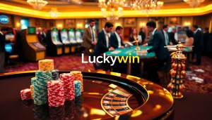 Experience the strategic excitement at Luckywin Casino with vibrant roulette action.