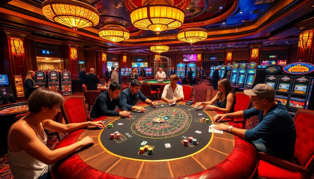 Experience the thrill of good88 at an elegant casino poker table with chips and cards.
