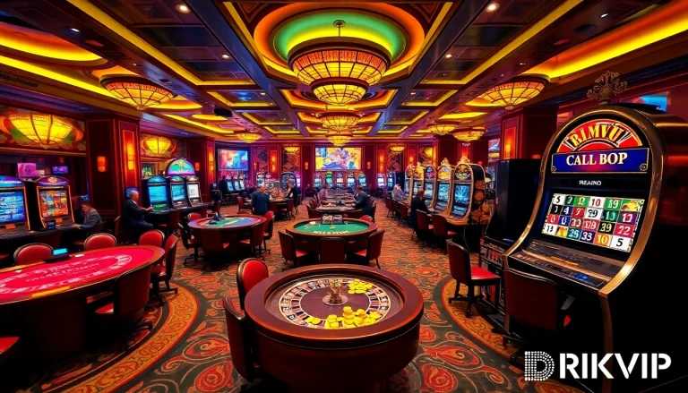 Players enjoying thrilling games at https://rikvip1.store/ casino, showcasing excitement and winning moments.