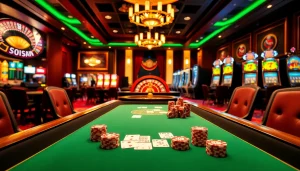 Experience the thrill of winning at https://8fly886.com/ with luxurious casino interiors stunning poker games.