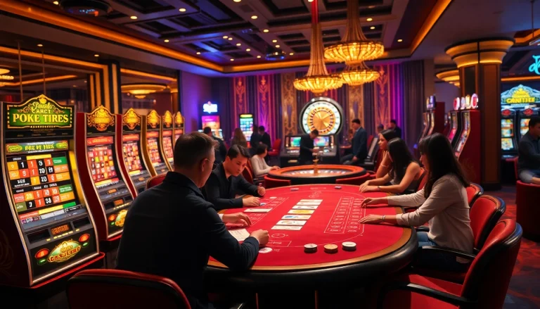 Tác giả Trần Chinh analyzing gambling strategies at a luxurious casino table.