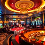 Experience the thrill of 99win with vibrant slot machines and excitement at the casino.