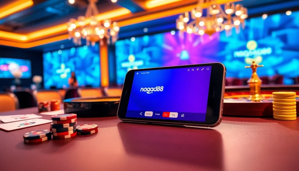 Experience live gaming action as you visit Nagad88, featuring professional dealers and high-stakes poker tables.